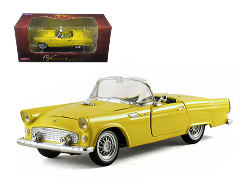 1955 Ford Thunderbird Convertible Yellow 1/32 Diecast Car Model by Arko Products by Arko