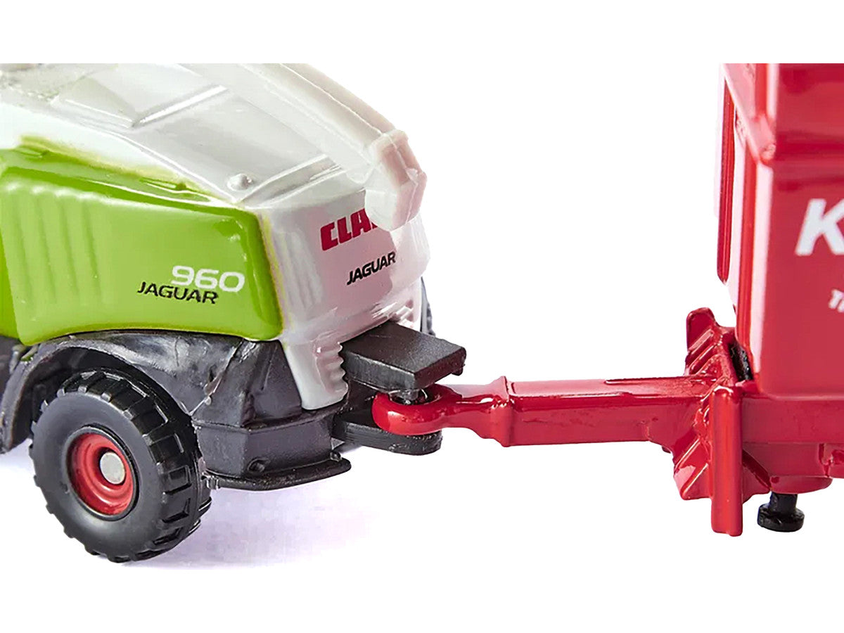 Claas 960 Jaguar Forage Harvester Green and Gray Diecast Model by Siku by SIKU