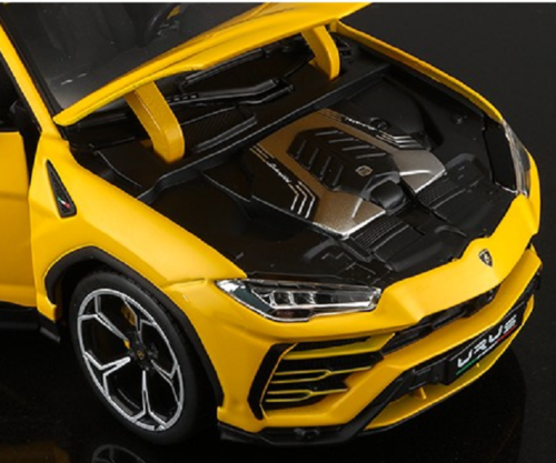 Lamborghini Urus Yellow 1/18 Diecast Model Car by Bburago by Bburago