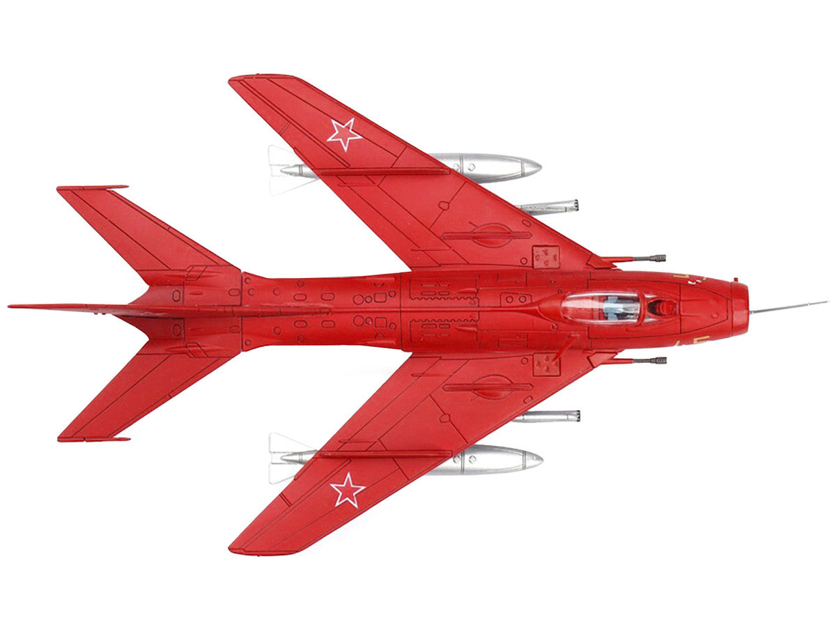 Mikoyan-Gurevich MiG-19S Farmer C Fighter Aircraft "Yellow 45" "VVS Display Team Soviet Air Force Kubinka Air Base" (1960) "Wing" Series 1/72 Diecast Model by Panzerkampf by Panzerkampf