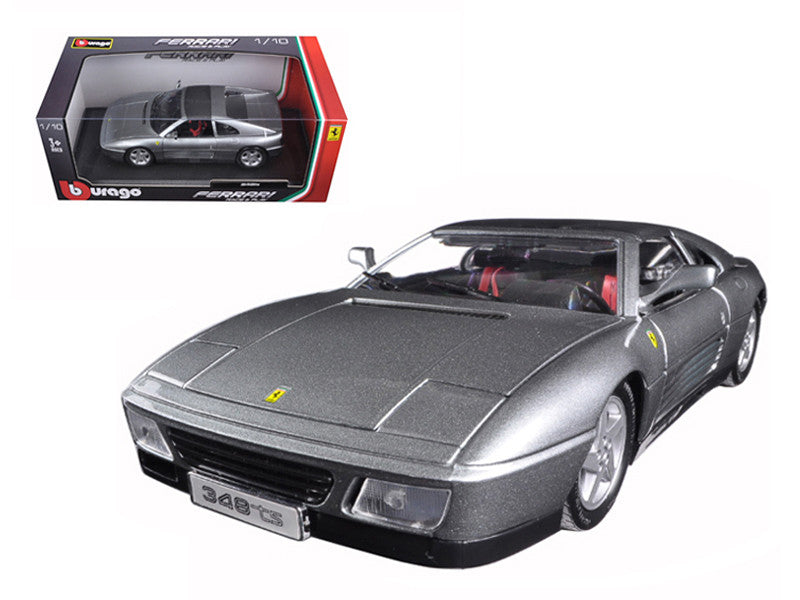 Ferrari 348 TS Grey 1/18 Diecast Model Car by Bburago by Bburago