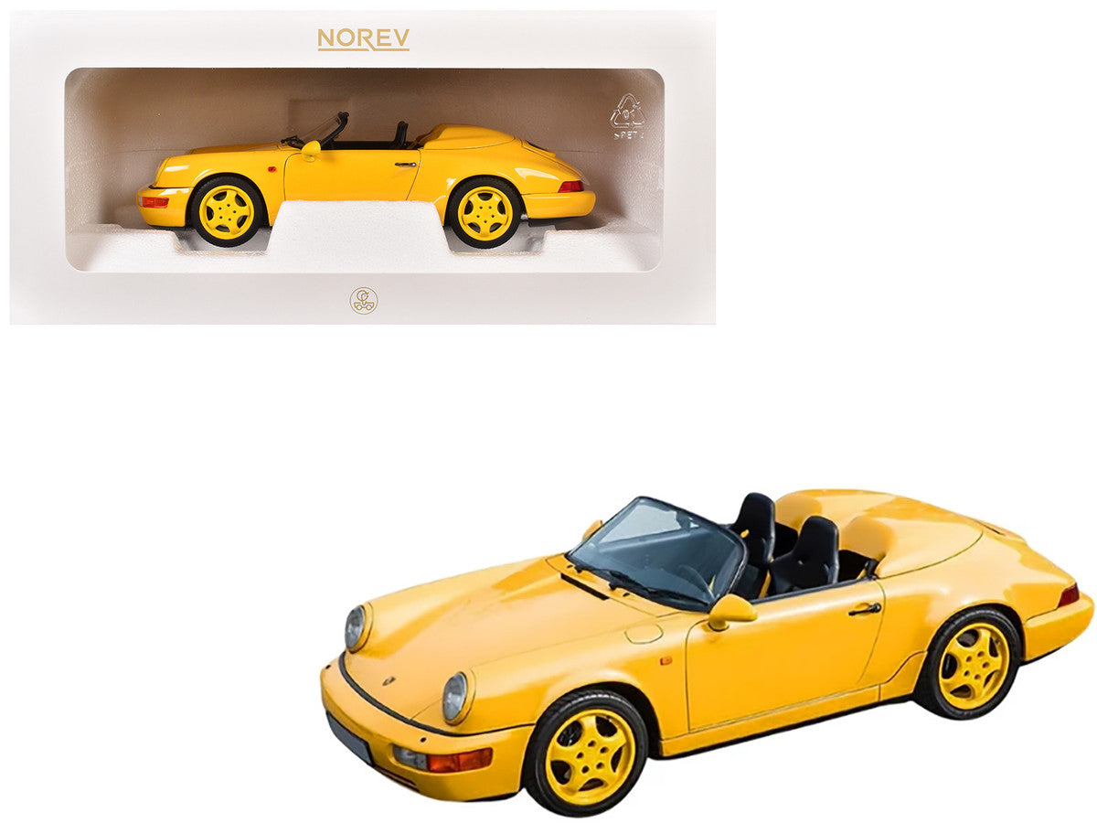Porsche 911 Speedster Speed Yellow 1/18 Diecast Model Car by Norev by Norev