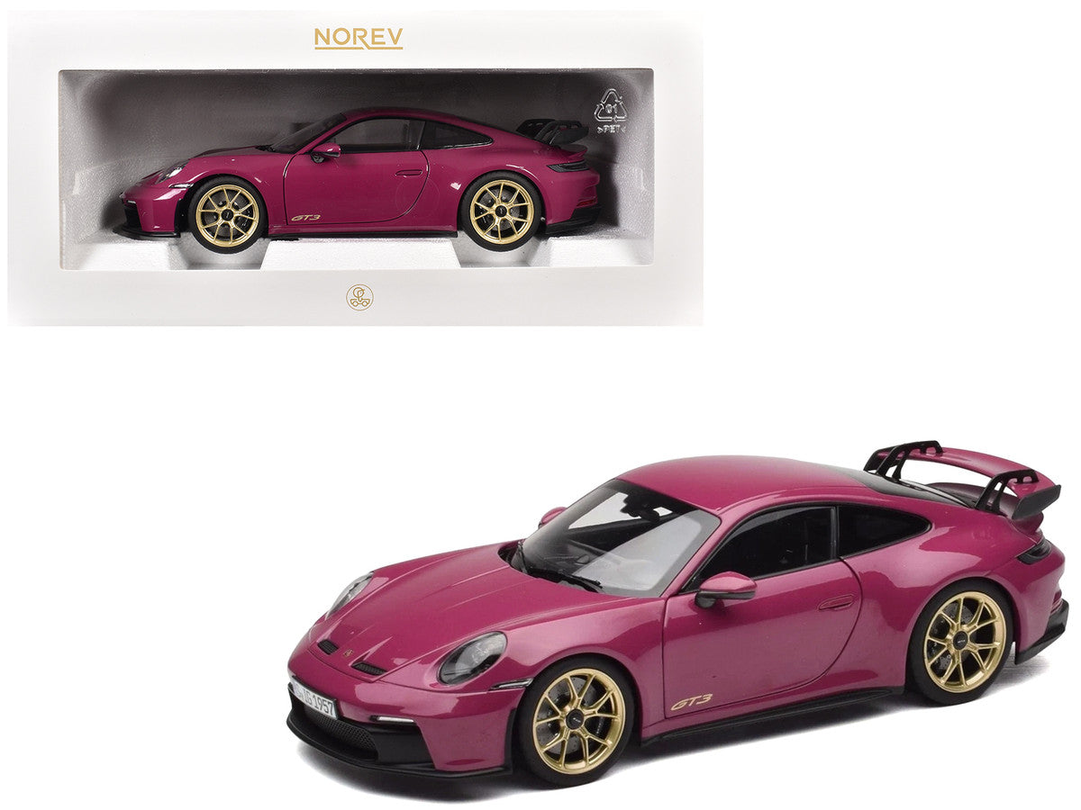 2021 Porsche 911 GT3 Ruby Star Neo 1/18 Diecast Model Car by Norev by Norev