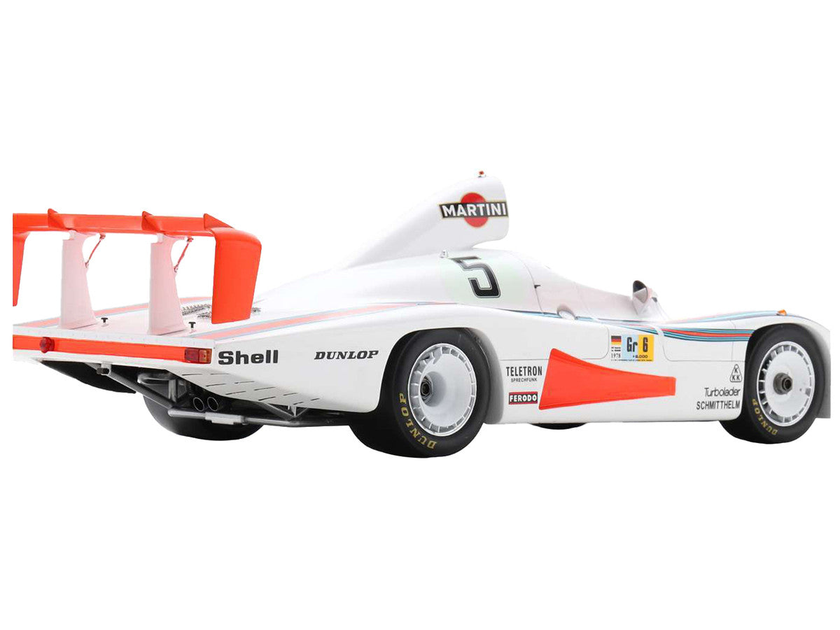 Porsche 936/78 #5 Jacky Ickx - Henri Pescarolo - Jochen Mass "Martini Racing Porsche System" "24 Hours of Le Mans" (1978) with Acrylic Display Case 1/18 Model Car by Spark by Spark