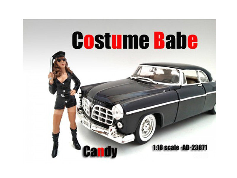 Costume Babe Candy Figure For 1:18 Scale Models by American Diorama by American Diorama