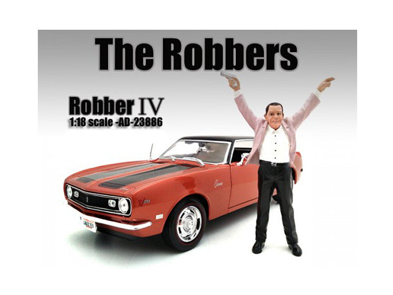 "The Robbers" Robber IV Figure For 1:18 Scale Models by American Diorama by American Diorama