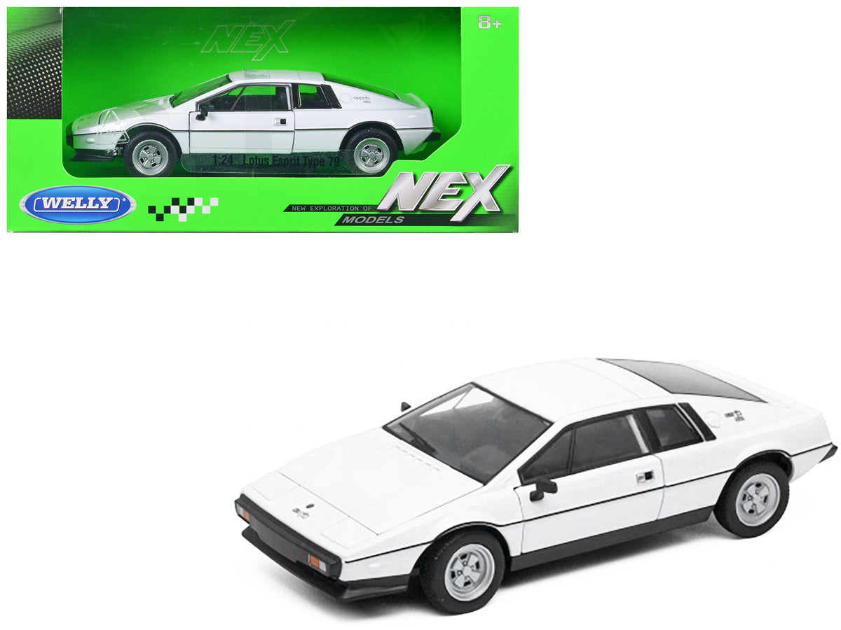 Lotus Esprit S2 Type 79 White "NEX Models" Series 1/24 Diecast Model Car by Welly by Welly