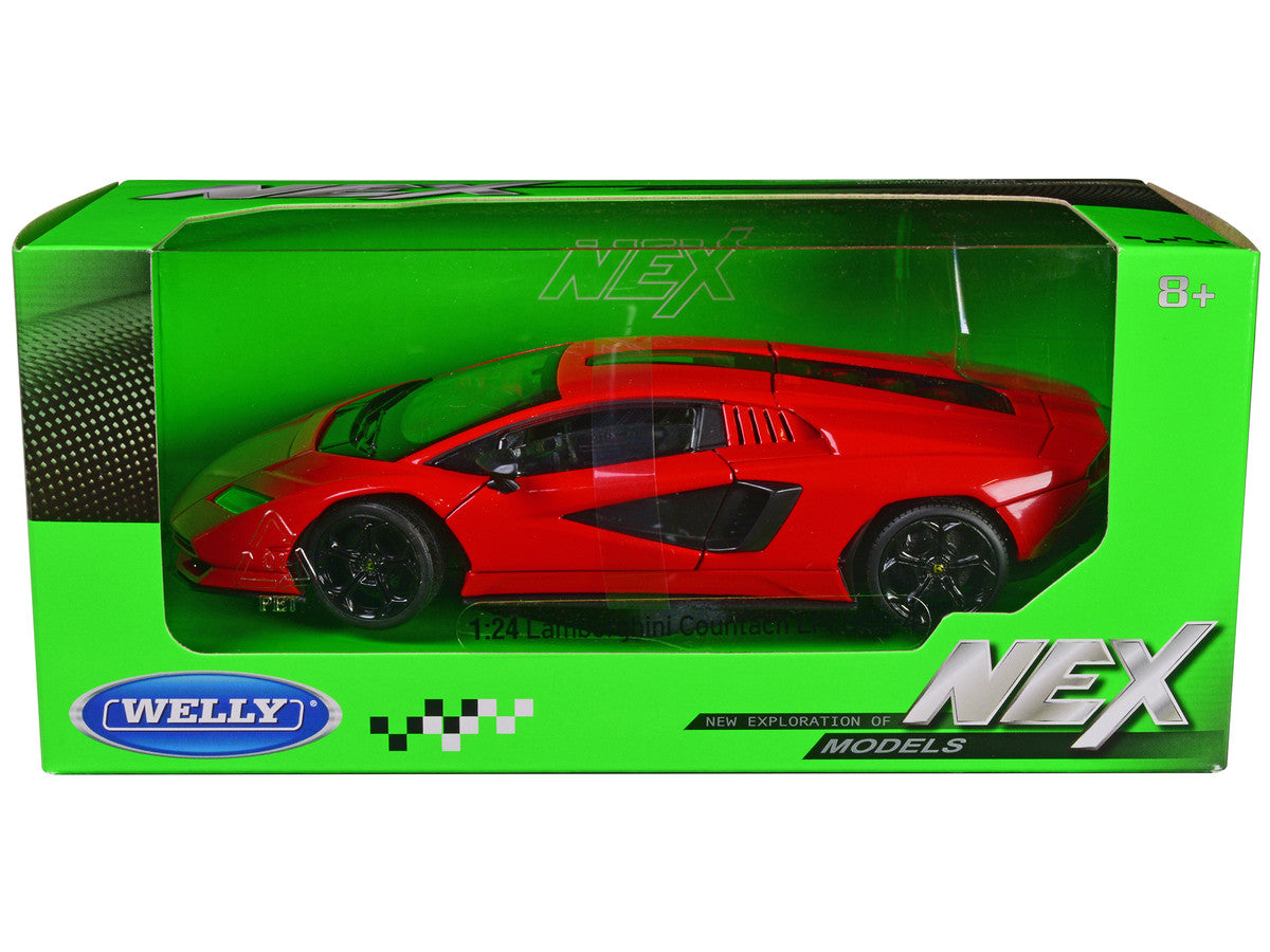 Lamborghini Countach LPI 800-4 Red "NEX Models" Series 1/24 Diecast Model Car by Welly by Welly