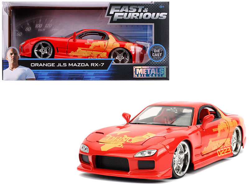 Orange Julius' Mazda RX-7 "Fast & Furious" Movie 1/24 Diecast Model Car by Jada by Jada