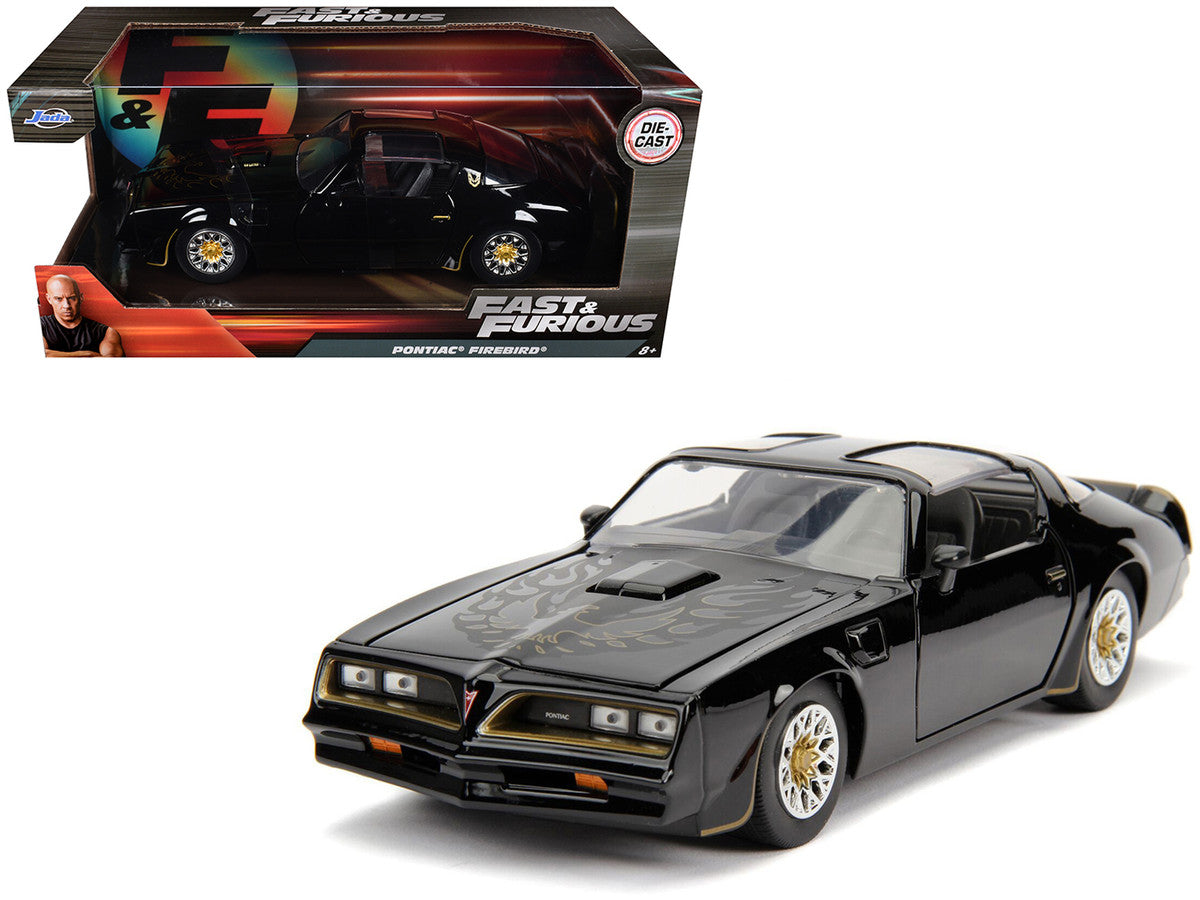 Tego’s 1977 Pontiac Firebird Black "Fast & Furious" Movie 1/24 Diecast Model Car by Jada by Jada