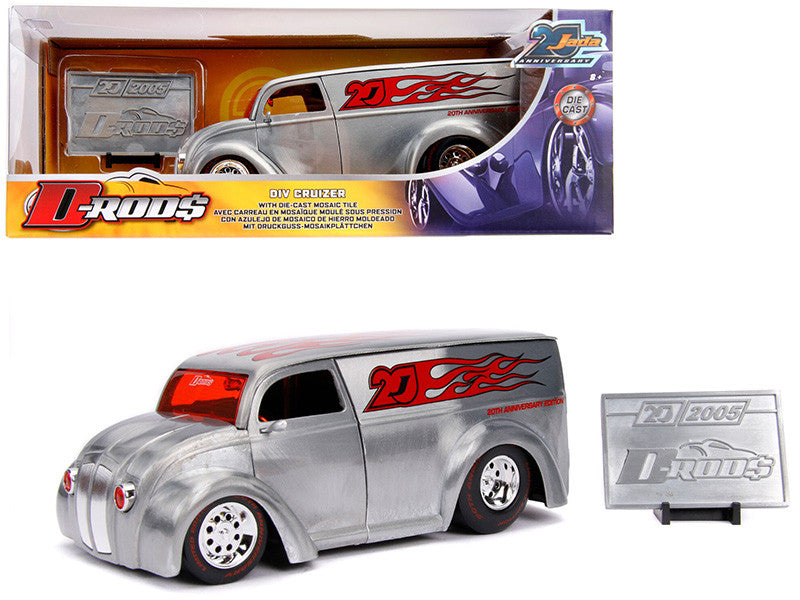 Div Cruizer Van Metal Raw "D-Rods" "Jada 20th Anniversary" 1/24 Diecast Model Car by Jada by Jada