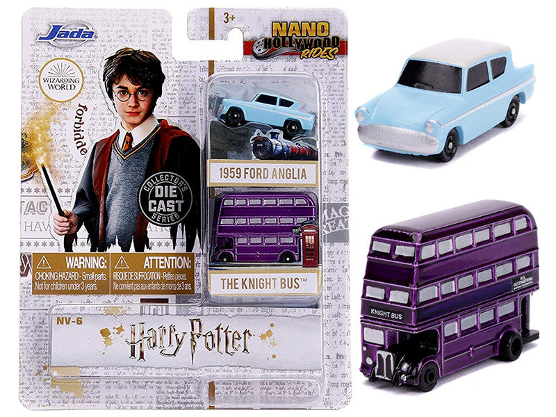 "Harry Potter" 2 piece Set "Nano Hollywood Rides" Diecast Models by Jada by Jada