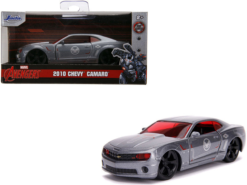 2010 Chevrolet Camaro Silver "War Machine" "Avengers" "Marvel" Series 1/32 Diecast Model Car by Jada by Jada