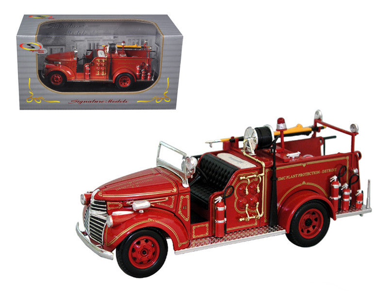 1941 GMC Fire Engine Truck Red 1/32 Diecast Model by Signature Models by Signature Models