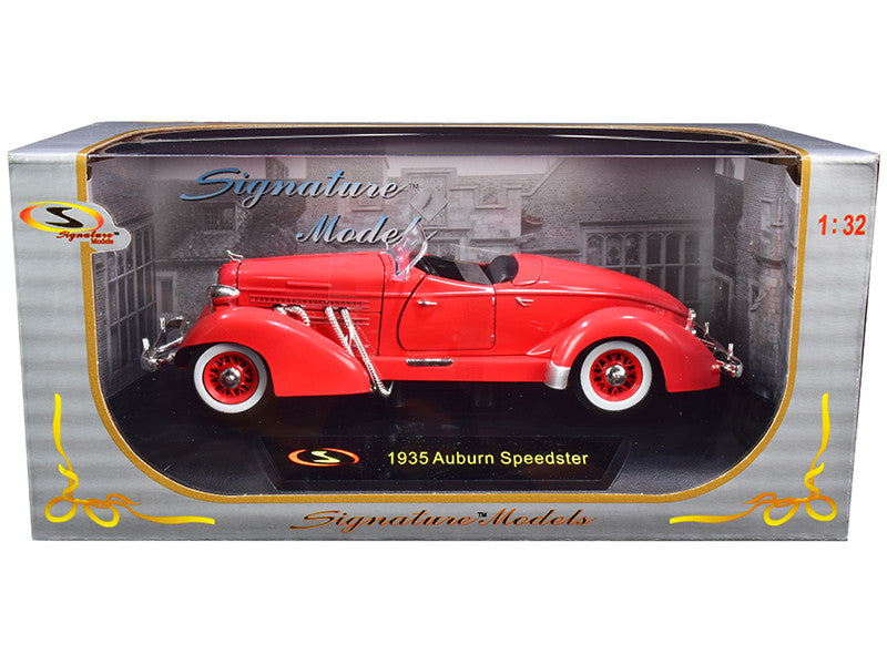 1935 Auburn Speedster Coral Red 1/32 Diecast Model Car by Signature Models by Signature Models