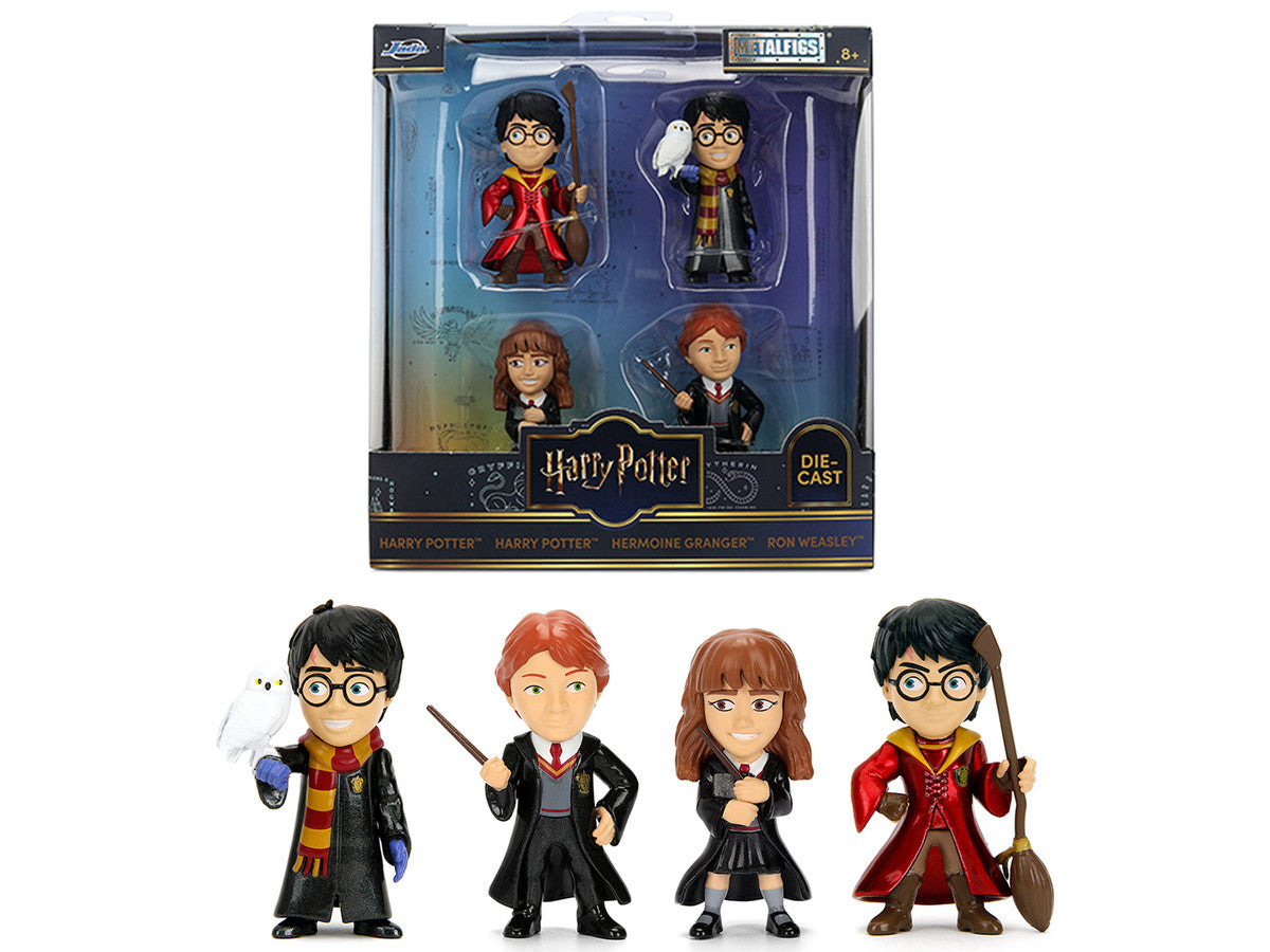 Set of 4 Diecast Figures "Harry Potter" "Metalfigs" Series by Jada by Jada