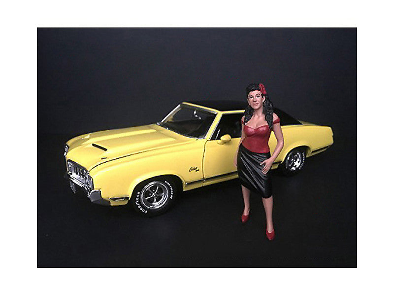 "Hanging Out II" Rosa Figurine for 1/18 Scale Models by American Diorama by American Diorama