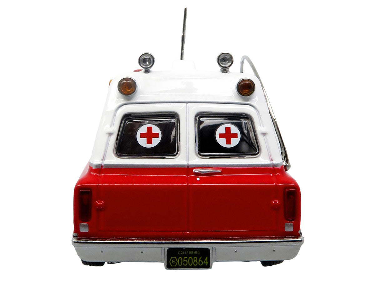 1969 Chevrolet C-10 Ambulance "Los Angeles City Fire Department" Red and White "5 Alarm" Series Limited Edition 1/50 Diecast Model by Iconic Replicas by Iconic Replicas
