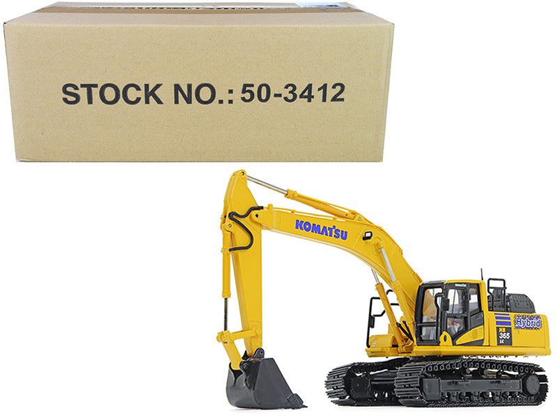 Komatsu HB365LC-3 Hybrid Excavator 1/50 Diecast Model by First Gear by First Gear