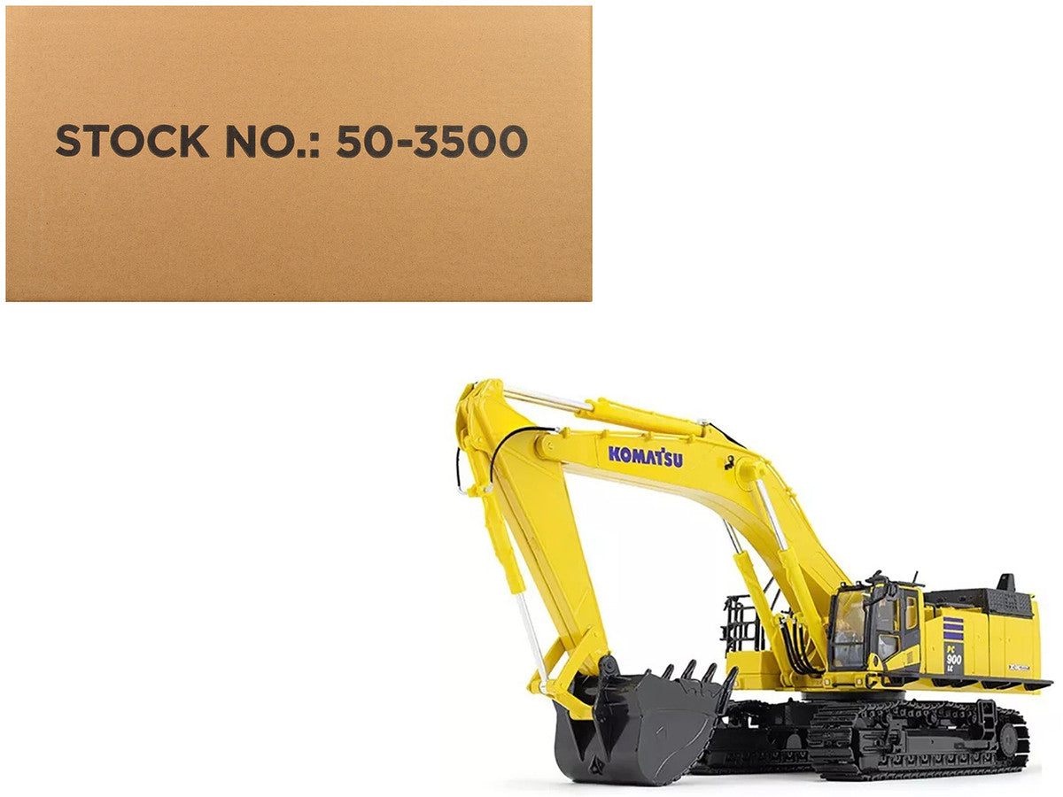 Komatsu PC900LC-11 Excavator Yellow 1/50 Diecast Model by First Gear by First Gear