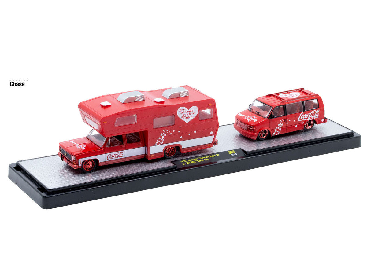 Auto Haulers "Coca-Cola" Set of 3 pieces Release S05 Limited Edition to 6000 pieces Worldwide 1/64 Diecast Models by M2 Machines by M2