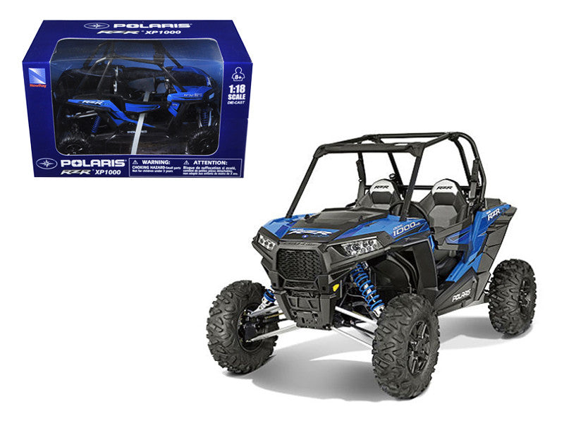 Polaris RZR XP 1000 Dune Buggy Blue 1/18 Diecast Model by New Ray by New Ray