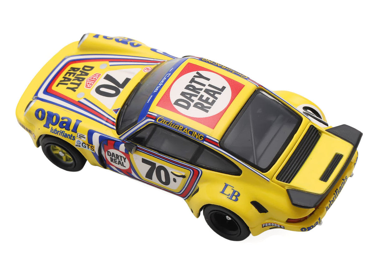 Porsche 911 Carrera RSR 3.0 #70 Henri Cachia - Raymound Touroul - Dennis Rua "ASA Cachia-Bondy" "24 Hours of Le Mans" (1974) 1/64 Model Car by Spark by Spark