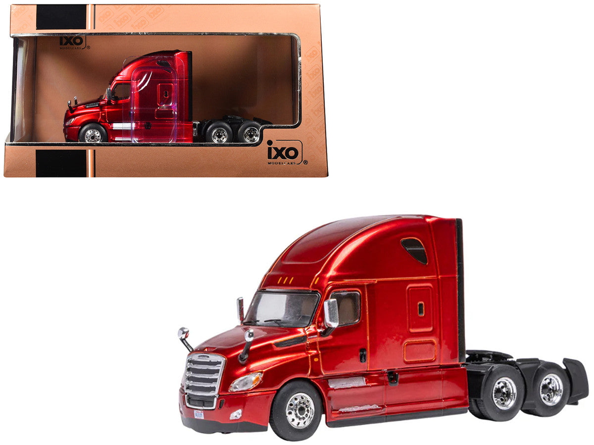 2018 Freightliner Cascadia Truck Tractor Red Metallic 1/64 Diecast Model by IXO Models by IXO