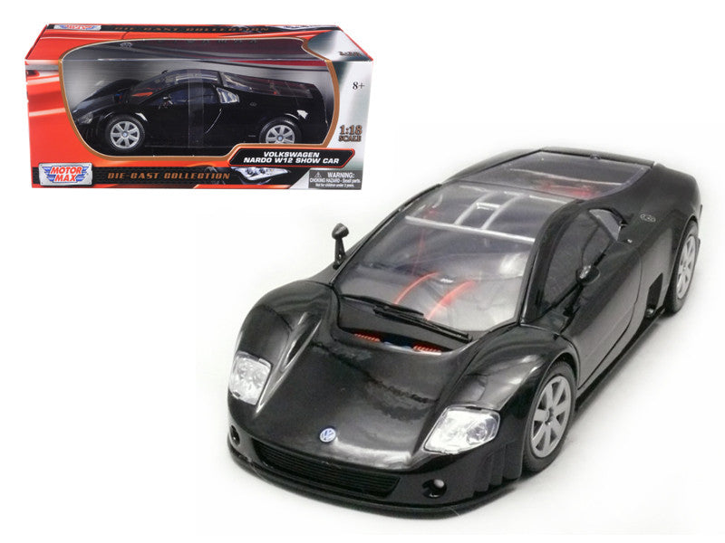 Volkswagen Nardo W12 Show Car Black 1/18 Diecast Model Car by Motormax by Motormax