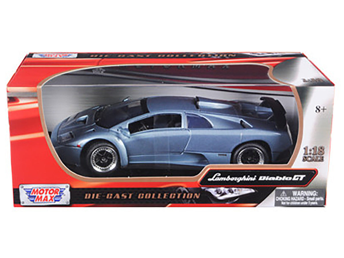 Lamborghini Diablo GT Silver 1/18 Diecast Model Car by Motormax by Motormax