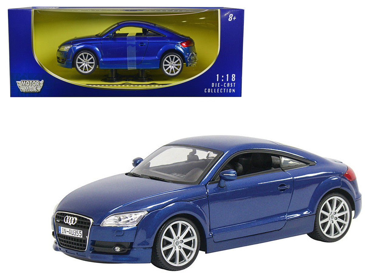 2007 Audi TT Blue 1/18 Diecast Car Model by Motormax by Motormax