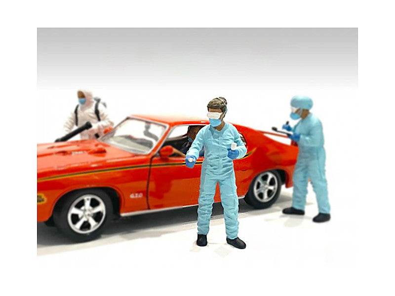 Hazmat Crew Figurine II for 1/18 Scale Models by American Diorama by American Diorama