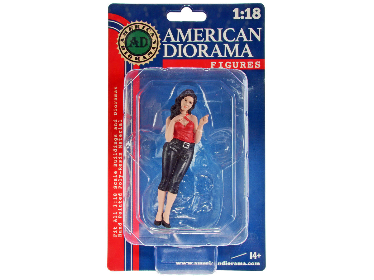 "Pin-Up Girls" Peggy Figure for 1/18 Scale Models by American Diorama by American Diorama