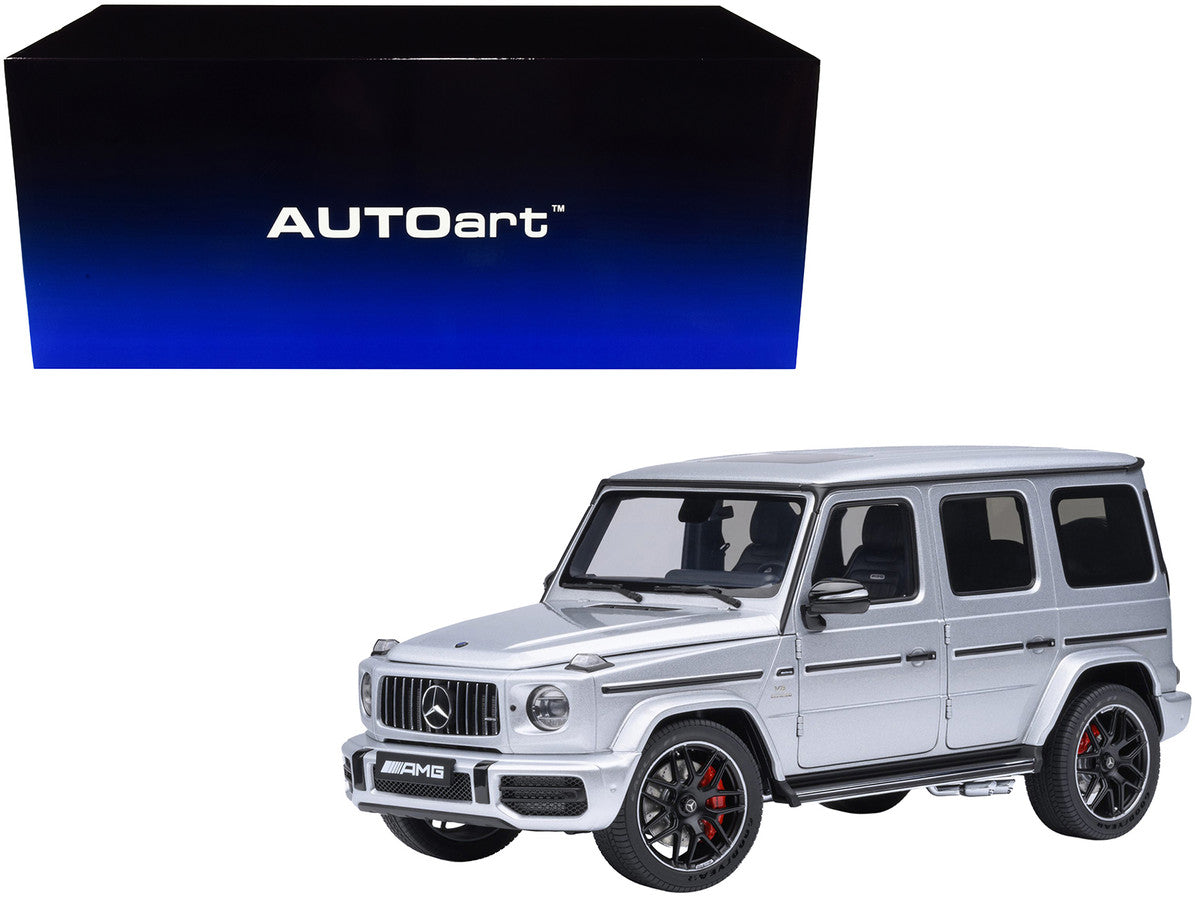 2019 Mercedes-Benz AMG G63 Iridium Silver Metallic 1/18 Model Car by Autoart by Autoart