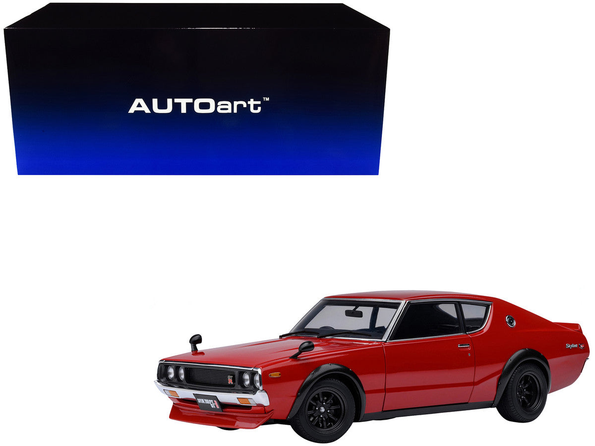 Nissan Skyline 2000GT-R (KPGC110) Tuned Version RHD (Right Hand Drive) Red 1/18 Model Car by Autoart by Autoart