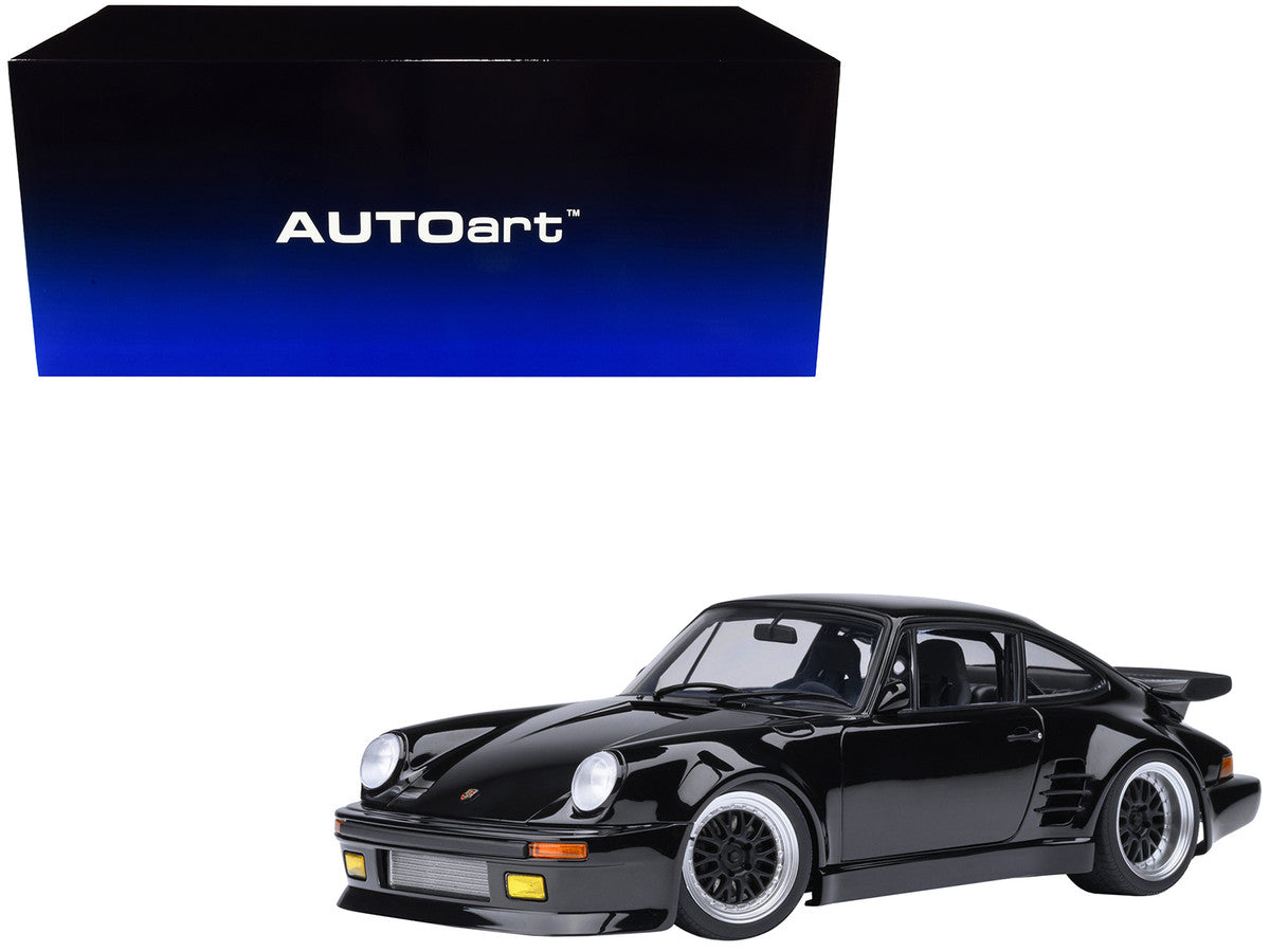 Porsche 911 (930) Turbo "Blackbird" Black "Wangan Midnight - Comic #1 Version" Manga 1/18 Model Car by Autoart by Autoart
