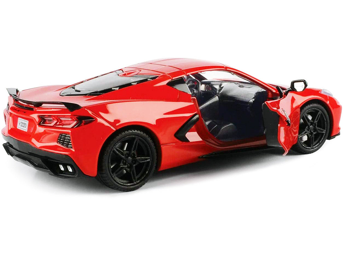 2020 Chevrolet Corvette C8 Stingray Red "Timeless Legends" 1/24 Diecast Model Car by Motormax by Motormax