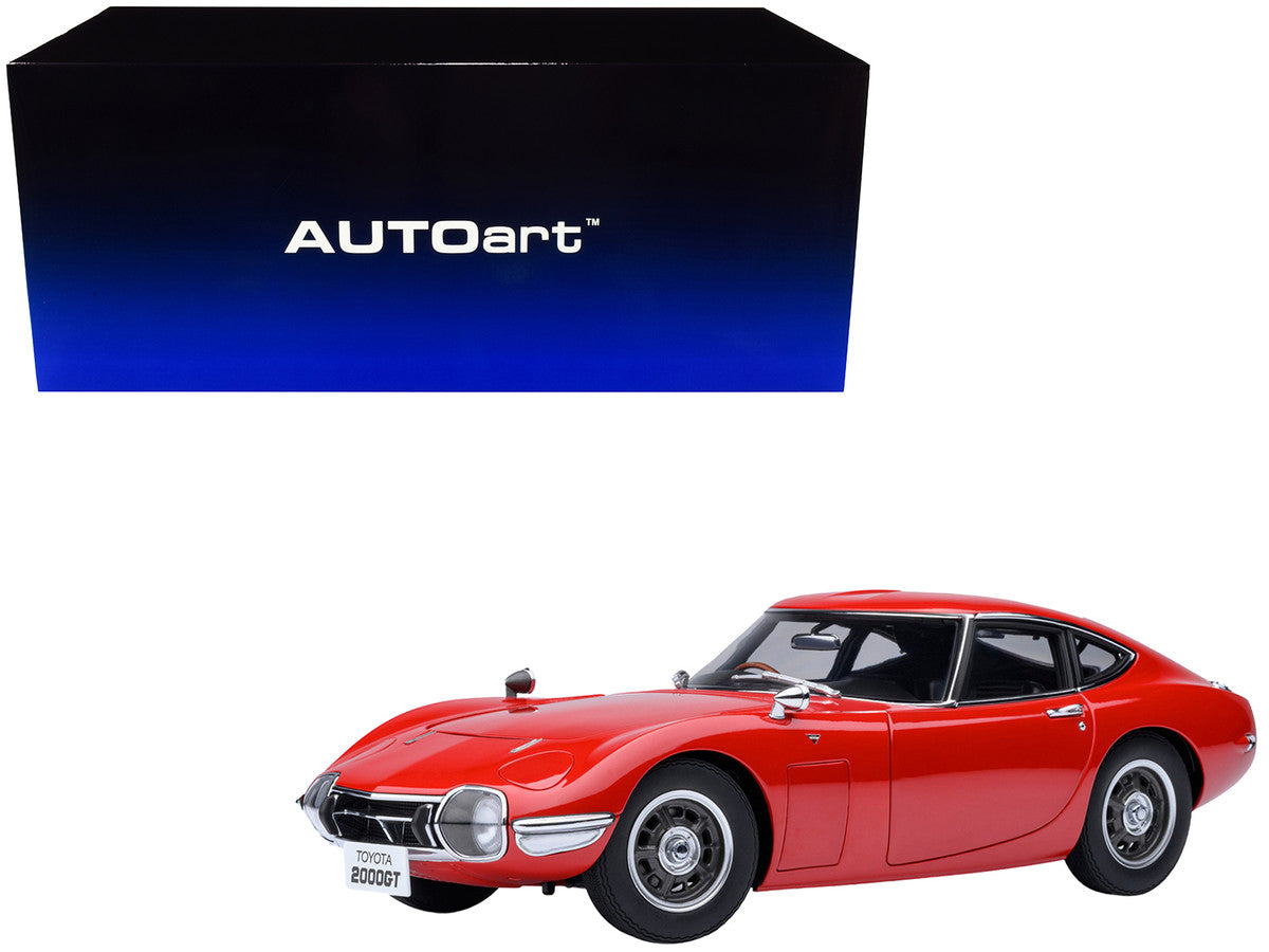 1967 Toyota 2000GT RHD (Right Hand Drive) Red 1/18 Model Car by Autoart by Autoart