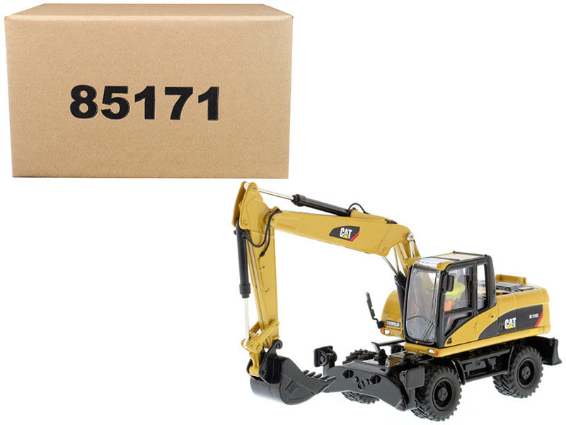 CAT Caterpillar M316D Wheel Excavator with Operator "Core Classics Series" 1/50 Diecast Model by Diecast Masters by Diecast Masters