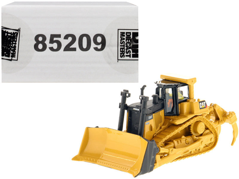 CAT Caterpillar D9T Track Type Tractor with Operator "High Line" Series 1/87 (HO) Scale Diecast Model by Diecast Masters by Diecast Masters