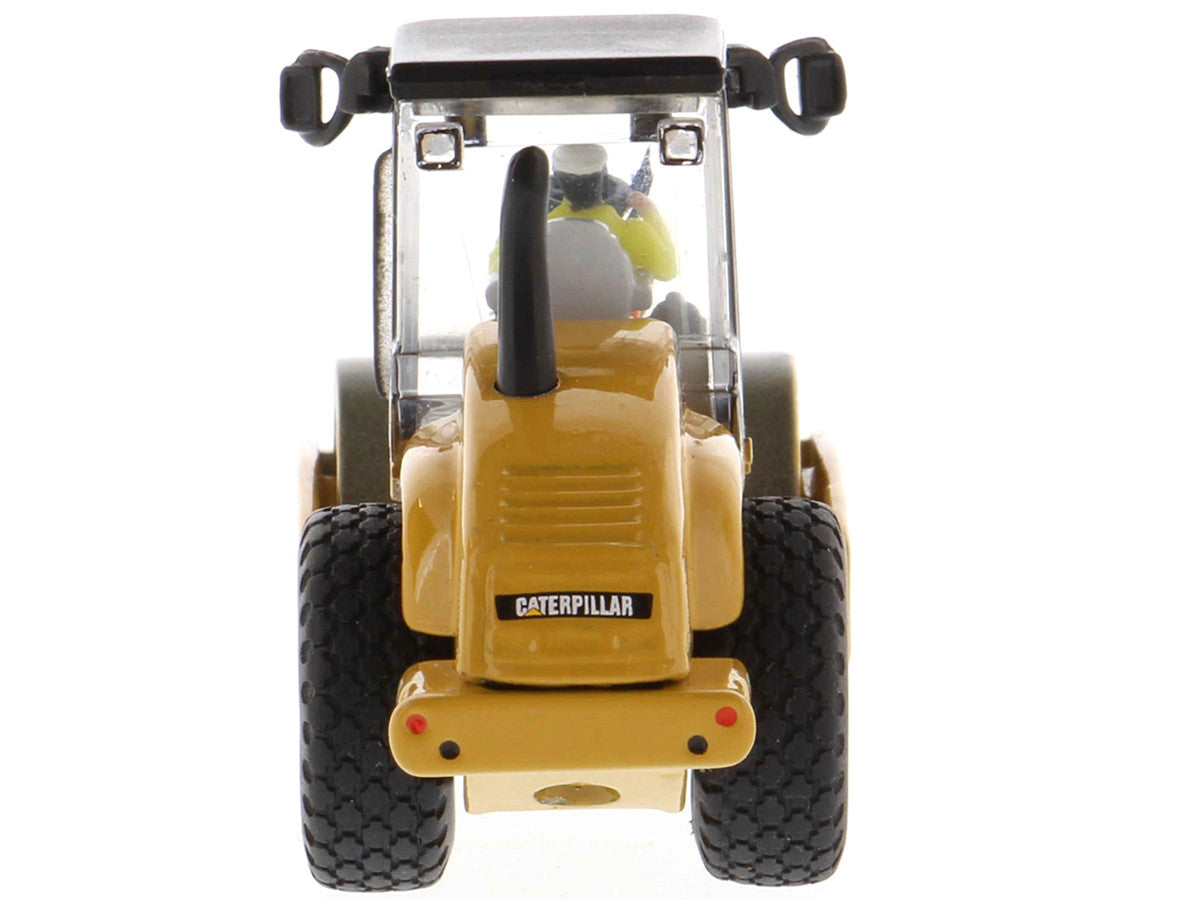 CAT Caterpillar CS56 Smooth Drum Vibratory Soil Compactor with Operator "High Line" Series 1/87 (HO) Scale Diecast Model by Diecast Masters by Diecast Masters