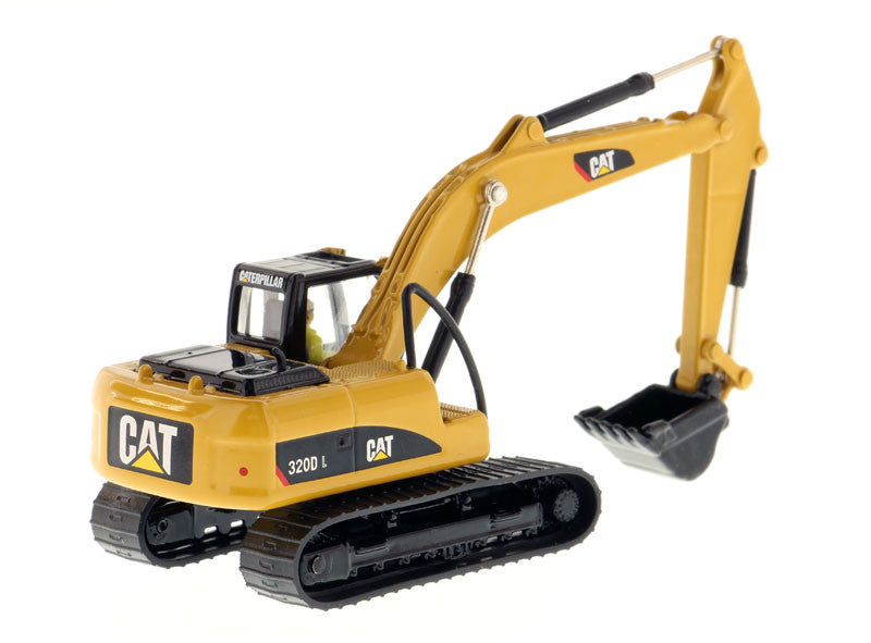 CAT Caterpillar 320D L Hydraulic Excavator with Operator "High Line" Series 1/87 (HO) Scale Diecast Model by Diecast Masters by Diecast Masters