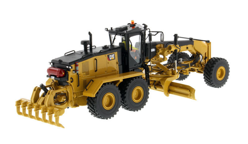 CAT Caterpillar 16M3 Motor Grader with Operator "High Line Series" 1/50 Diecast Model by Diecast Masters by Diecast Masters