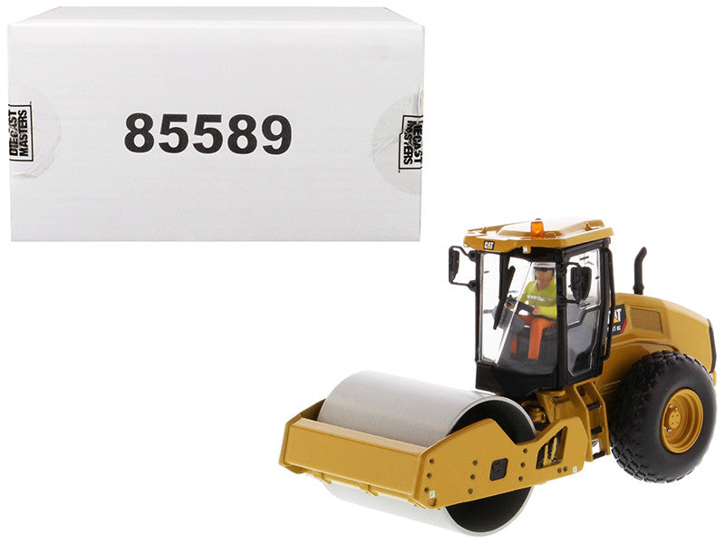 CAT Caterpillar CS11 GC Vibratory Soil Compactor with Operator "High Line Series" 1/50 Diecast Model by Diecast Masters by Diecast Masters