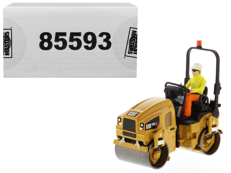 CAT Caterpillar CB-2.7 Utility Compactor with Operator "High Line Series" 1/50 Diecast Model by Diecast Masters by Diecast Masters