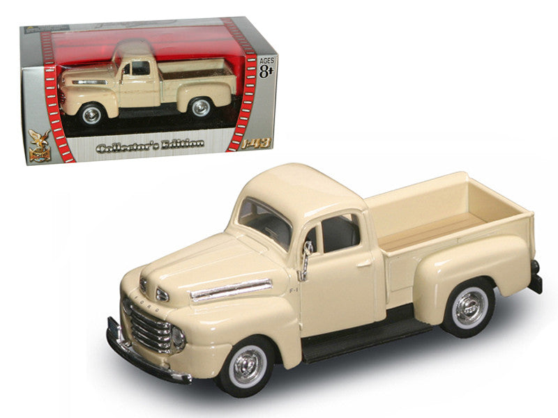 1948 Ford F-1 Pickup Truck Cream 1/43 Diecast Model Car by Road Signature by Road Signature