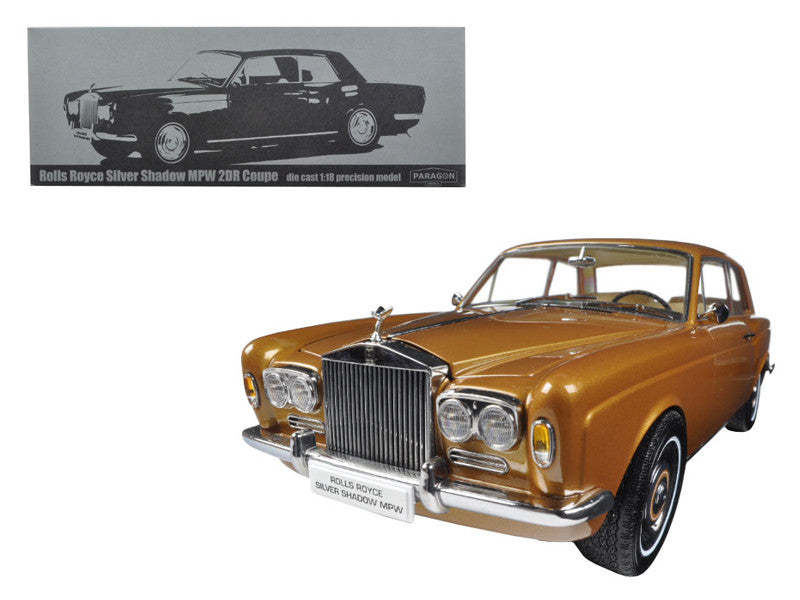 1968 Rolls Royce Silver Shadow Bronze 1/18 Diecast Model Car by Paragon by Paragon
