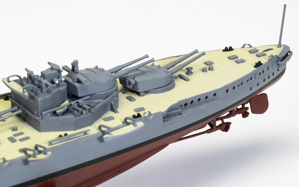 Level 3 Model Kit HMS Iron Duke Frigate "Vintage Classics" Series 1/600 Plastic Model Kit by Airfix by Airfix