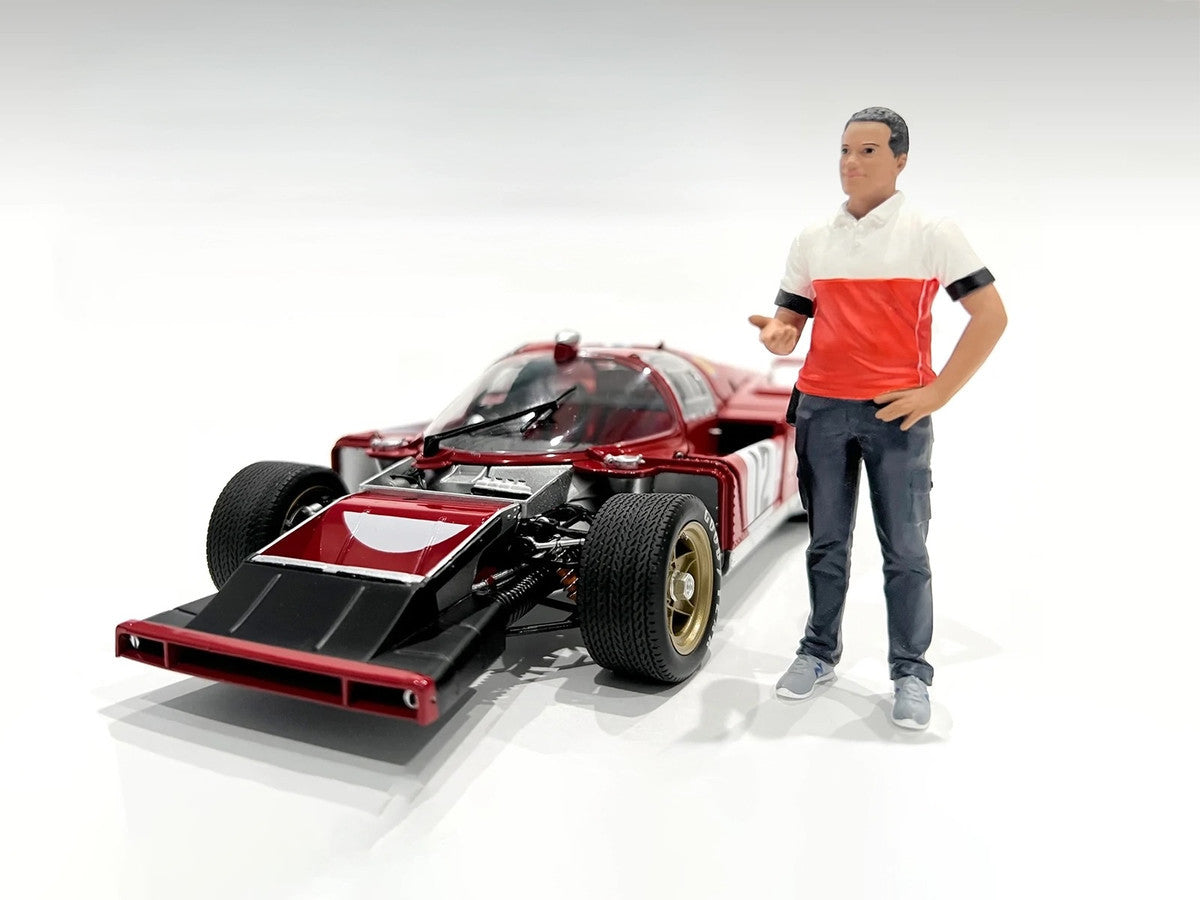 "Race Crew" Figure #4 for 1/24 Scale Models by American Diorama by American Diorama