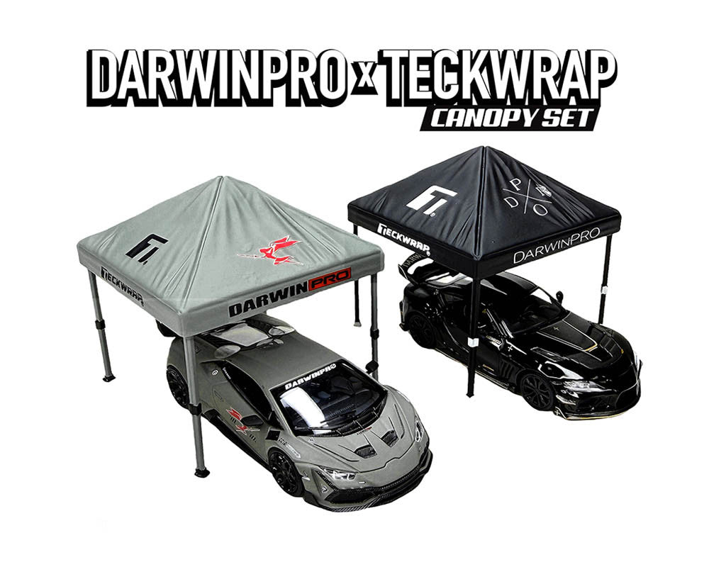 "DarwinPro x Teckwrap" Canopy 2 Piece Set Limited Edition for 1/64 Scale Models by American Diorama by American Diorama